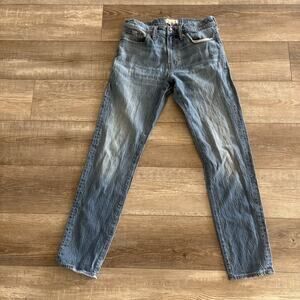 Madewell Jeans Mens 31x32 Blue Athletic‎ Slim Stretch Preppy Casual Jeans
